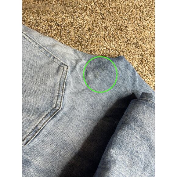 J. Crew Distressed Blue Jeans Stretch Denim Size 30T Tall - Picture 9 of 11